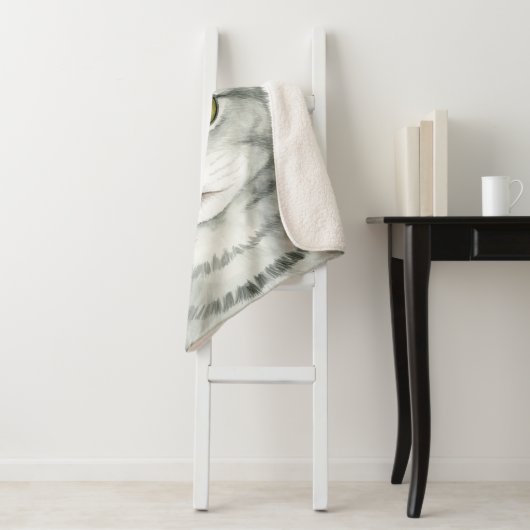 Downton Cat | Bejeweld met kant Sherpa Deken (In situ)