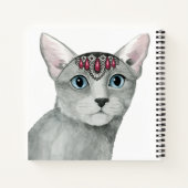 Downton Cat | Bejeweld Notitieboek (Achterkant)