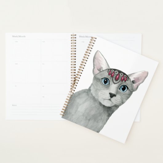 Downton Cat | Bejeweld Planner (Display)