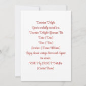 Downton Delight |  stijl Kaart (Achterkant)