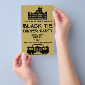 Downton Theme Dinner Party Flyer (Hand)