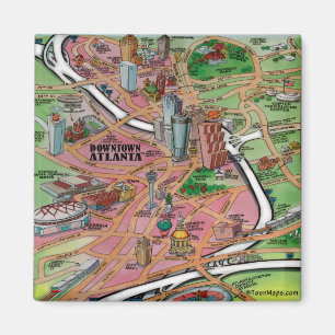 Downtown Atlanta Georgia Magneet