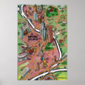 Downtown Atlanta Poster (Voorkant)