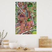 Downtown Atlanta Poster (Keuken)
