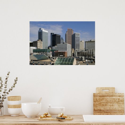 Downtown Atlanta Poster (Keuken)