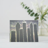 Downtown Atlanta Skyline Briefkaart (Staand voorkant)