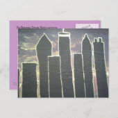 Downtown Atlanta Skyline Briefkaart (Voorkant / Achterkant)