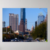 Downtown Austin, Texas, Zoomed Poster (Voorkant)