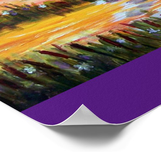 Downtown Berkeley - Strawberry Creek Poster (Hoek)