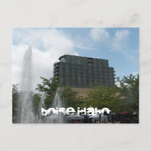 Downtown Boise Idaho Briefkaart (Voorkant)