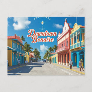 Downtown Bonaire briefkaart