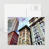 Downtown Boston Briefkaart (Voorkant / Achterkant)