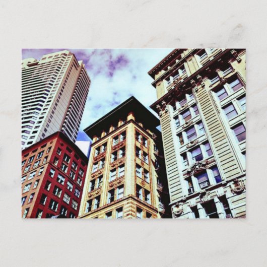 Downtown Boston Briefkaart (Voorkant)