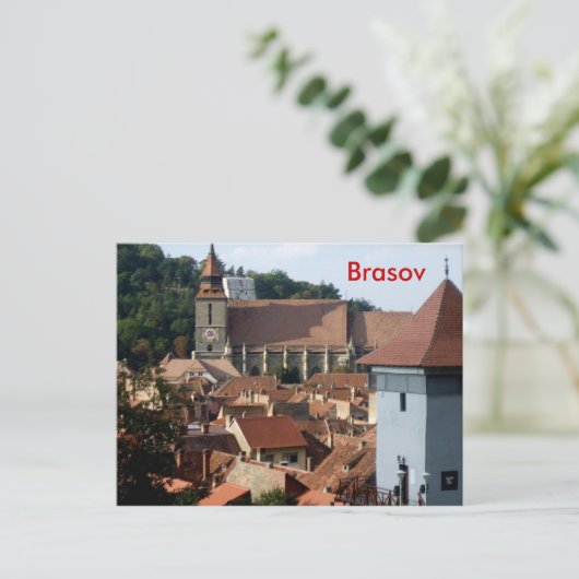 Downtown Brasov Briefkaart (Staand voorkant)
