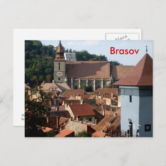 Downtown Brasov Briefkaart (Voorkant / Achterkant)