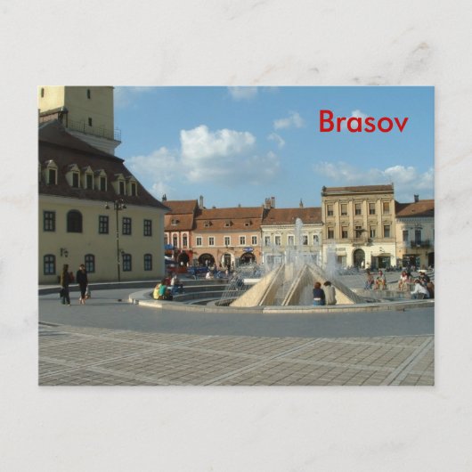 Downtown Brasov Briefkaart (Voorkant)