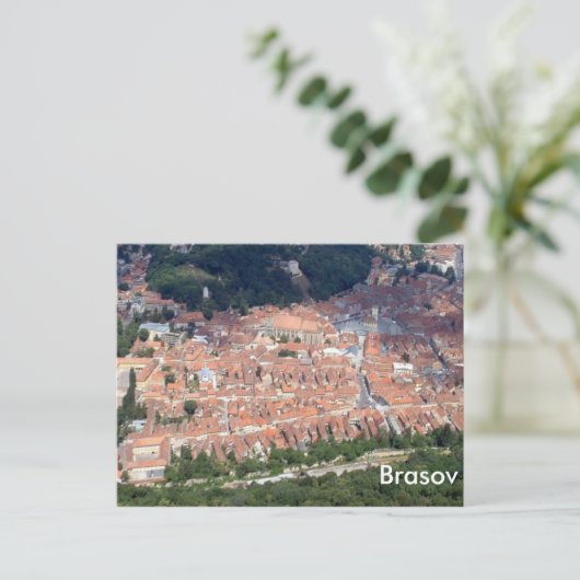 Downtown Brasov Briefkaart (Staand voorkant)