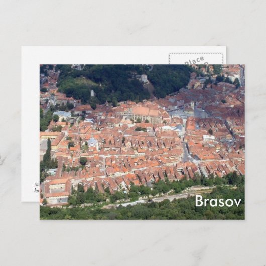 Downtown Brasov Briefkaart (Voorkant / Achterkant)