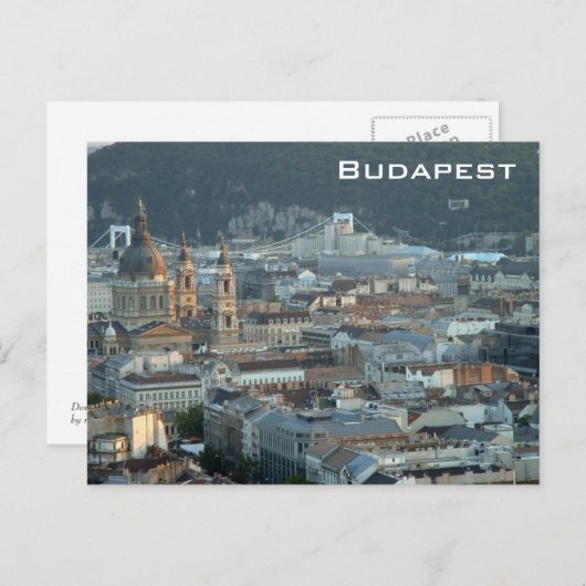 Downtown Budapest Briefkaart (Voorkant / Achterkant)