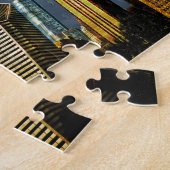 Downtown Chicago Illinois Skyline Jigzaag Puzzle Legpuzzel (Zijkant)