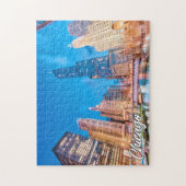 Downtown Chicago, Illinois, Verenigde Staten Legpuzzel (Verticaal)