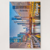 Downtown Chicago, Illinois, Verenigde Staten Legpuzzel (Verticaal)