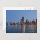 Downtown Chicago Skyline Briefkaart (Voorkant / Achterkant)