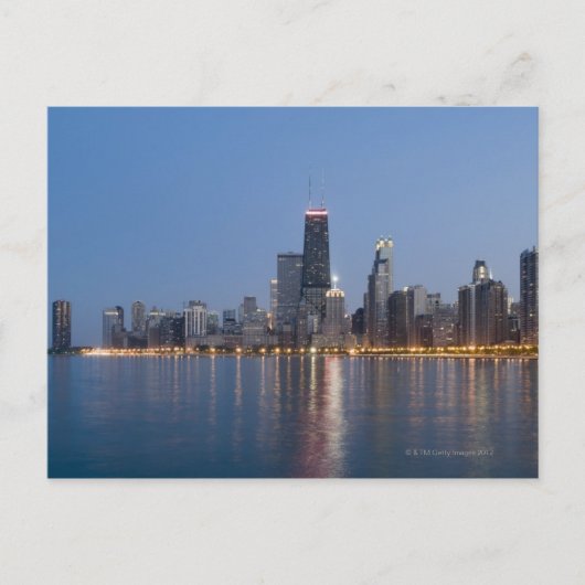 Downtown Chicago Skyline Briefkaart (Voorkant)
