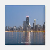 Downtown Chicago Skyline Magneet (Voorkant)