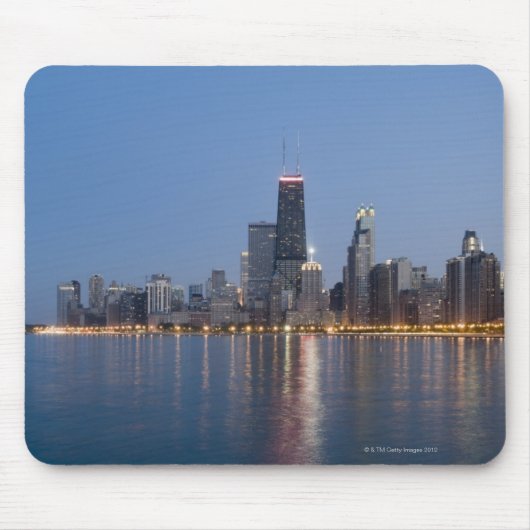 Downtown Chicago Skyline Muismat (Voorkant)