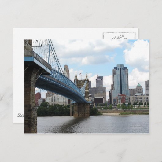 Downtown Cincinnati Briefkaart (Voorkant / Achterkant)