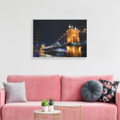 Downtown Cincinnati Canvas Afdruk (Insitu (Woonkamer))