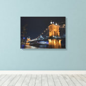 Downtown Cincinnati Canvas Afdruk (Insitu (Houten vloer))