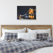 Downtown Cincinnati Canvas Afdruk (Insitu (Slaapkamer))