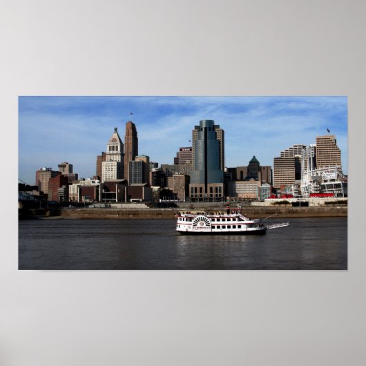 Downtown Cincinnati Poster (Voorkant)
