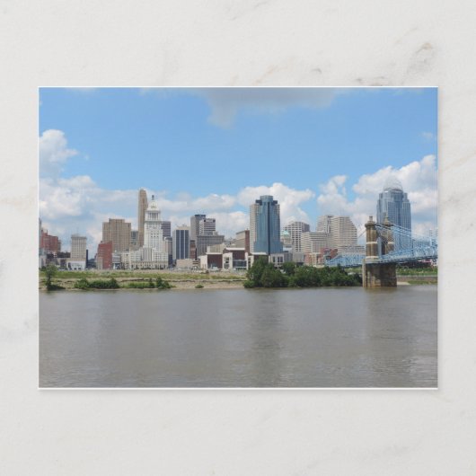 Downtown Cincinnati skyline Briefkaart (Voorkant)