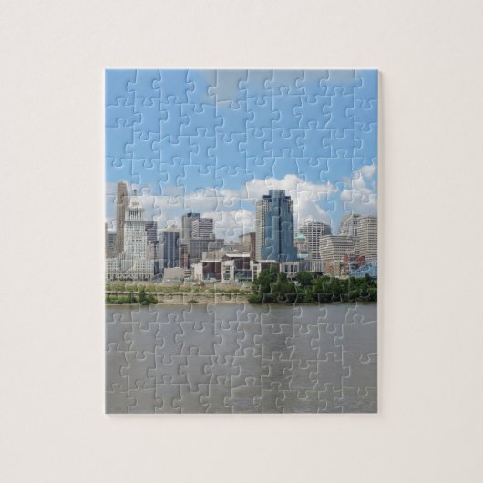 Downtown Cincinnati skyline Legpuzzel (Verticaal)