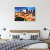 Downtown City Canvas Afdruk (Insitu (Slaapkamer))