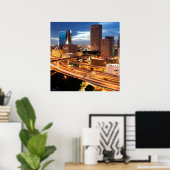 Downtown City Poster (Thuiskantoor)