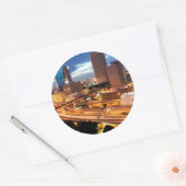 Downtown City Ronde Sticker (Envelop)