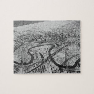 Downtown Cleveland in 1937 Legpuzzel