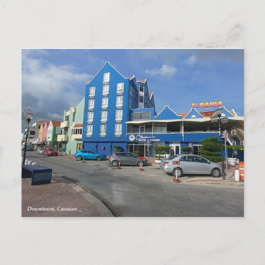 Downtown Curacao Briefkaart (Voorkant)