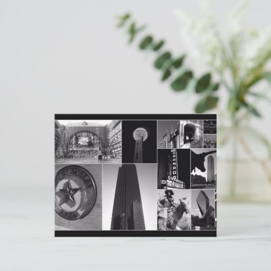 Downtown Dallas, Texas Briefkaart (Staand voorkant)