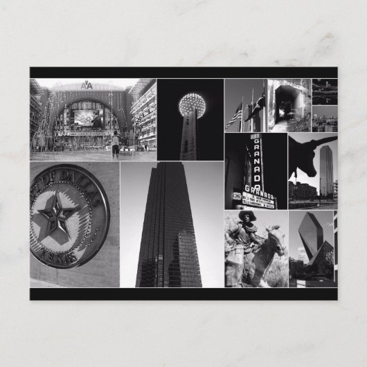 Downtown Dallas, Texas Briefkaart (Voorkant)