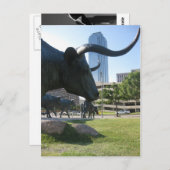 Downtown Dallas, Texas Briefkaart (Voorkant / Achterkant)