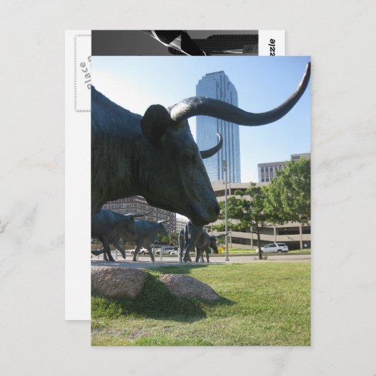 Downtown Dallas, Texas Briefkaart (Voorkant / Achterkant)