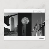 Downtown Dallas, Texas Briefkaart (Achterkant)