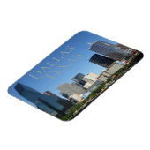 Downtown Dallas Texas Souvenir Magneet (Linkerzijde)