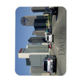 Downtown Dallas Texas Souvenir Magnet Magneet (Verticaal)
