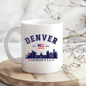 Downtown Denver Skyline Scene Koffiemok